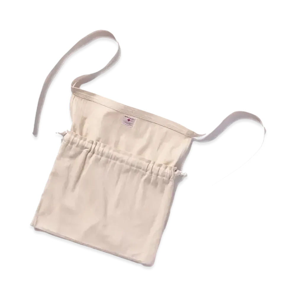THE REAL McCOY'S White HBT Apron Bag "Ecru"