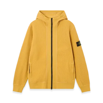 Stone Island 6100058 Organic Cotton Waffle Fleece "Mustard"