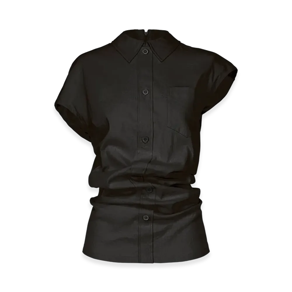 ISSEY MIYAKE Like Torso Like Shirt "Black"