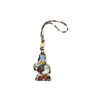 GANNI x Disney Daisy Duck Leopard Charm "Almond Milk"