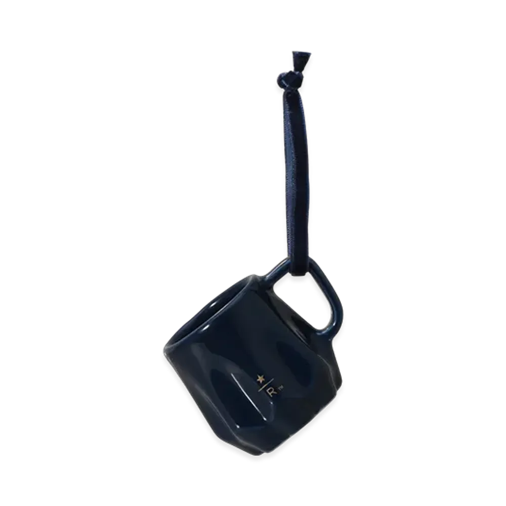STARBUCKS Reserve Ornament Drape Mug "Navy"
