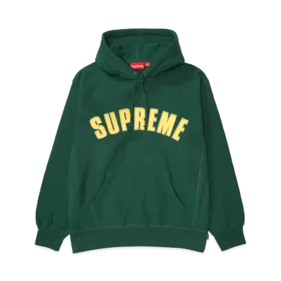 Supreme Pearl Logo Hooded Sweatshirt "Dark Green"