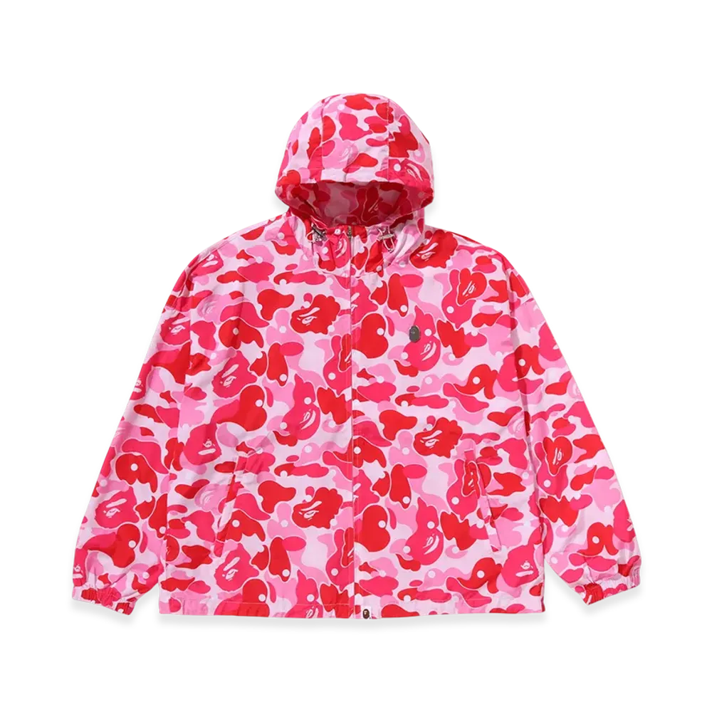 A BATHING APE Abc Dot Hooded Jacket "Pink"