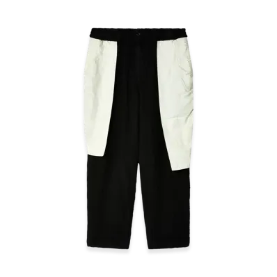 BLACK COMME des GARCONS Bicolor Pants "Black"