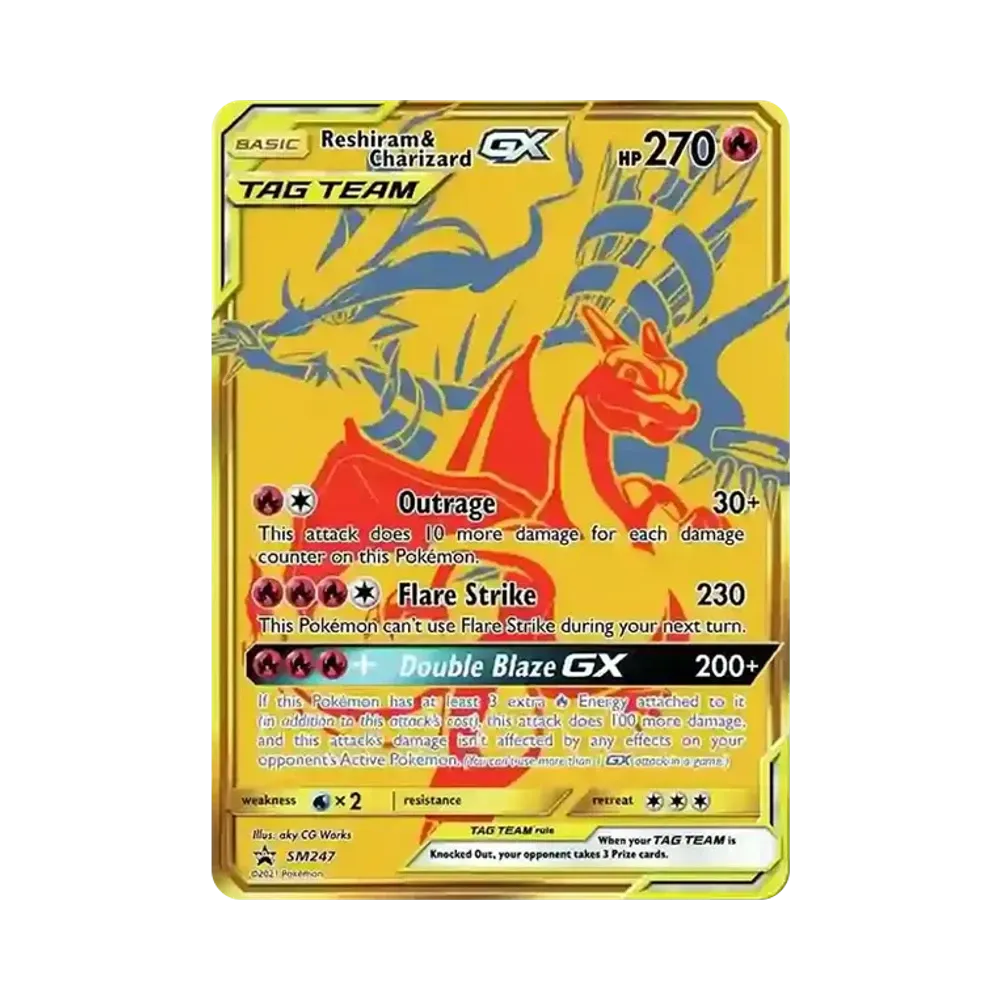 Reshiram & Charizard GX P [SM247](Sun & Moon "Promotional Card")