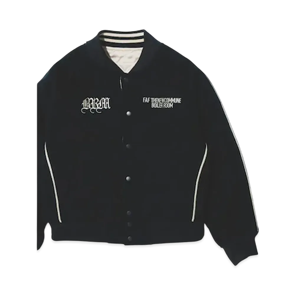 BEAMS T x Boiler Room x FAF Stadium Jacket "Navy"