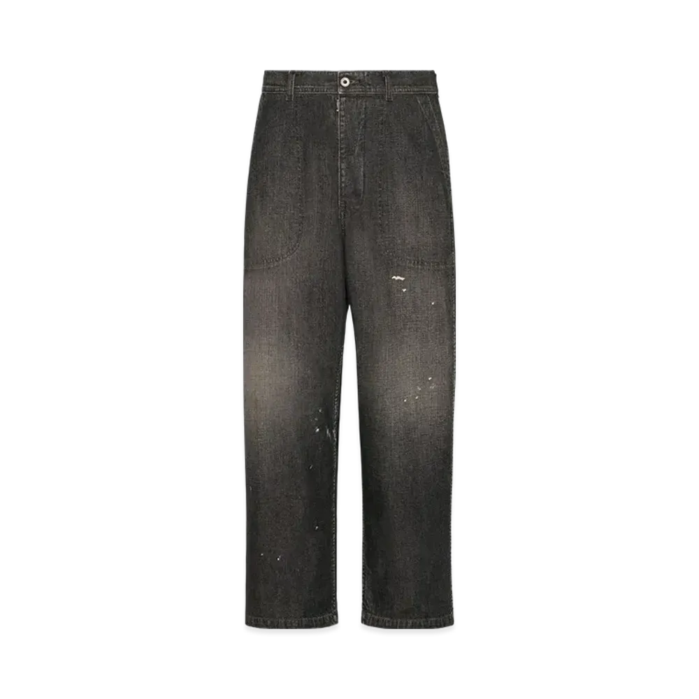 Maison Margiela Men's Distressed Jeans "Black"