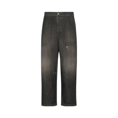 Maison Margiela Men's Distressed Jeans "Black"