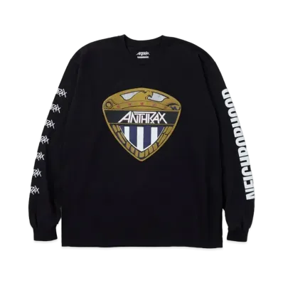 NEIGHBORHOOD x ANTHRAX Tee LS-2 "Black"