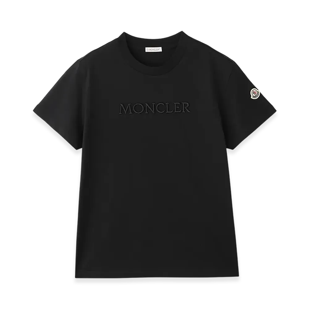 MONCLER Womens Crewneck Tee "Black"