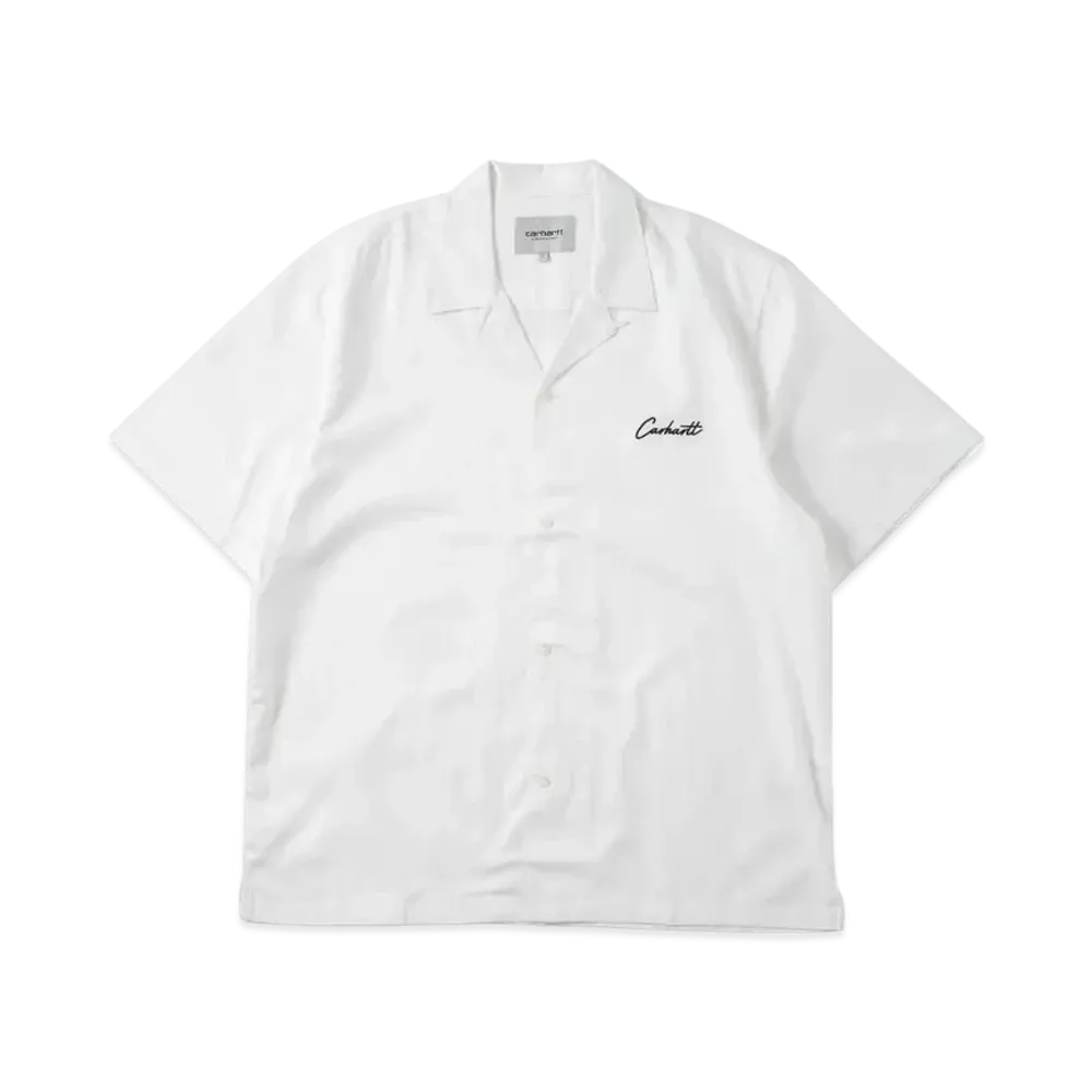 Carhartt WIP S/S Delray Shirt "White/Black"