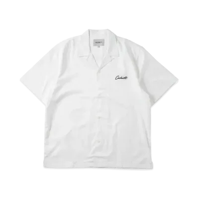 Carhartt WIP S/S Delray Shirt "White/Black"