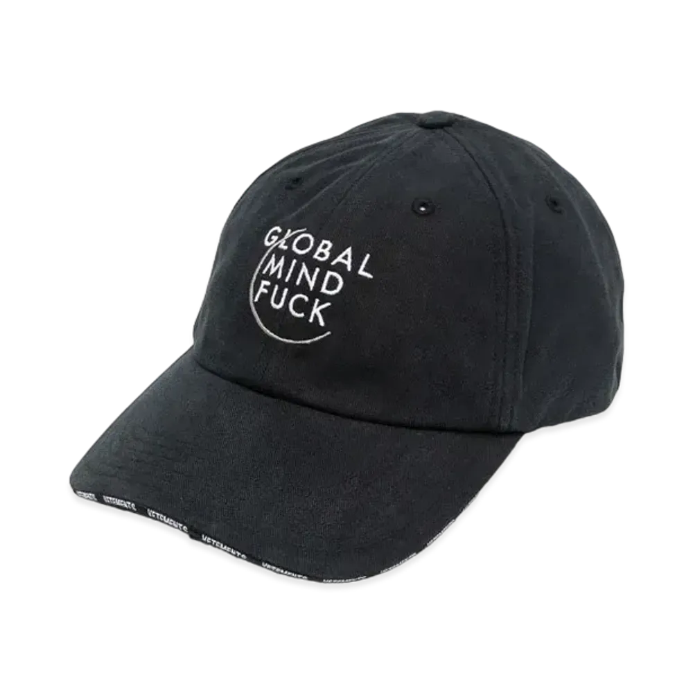 VETEMENTS Global Mind Cap "Black"