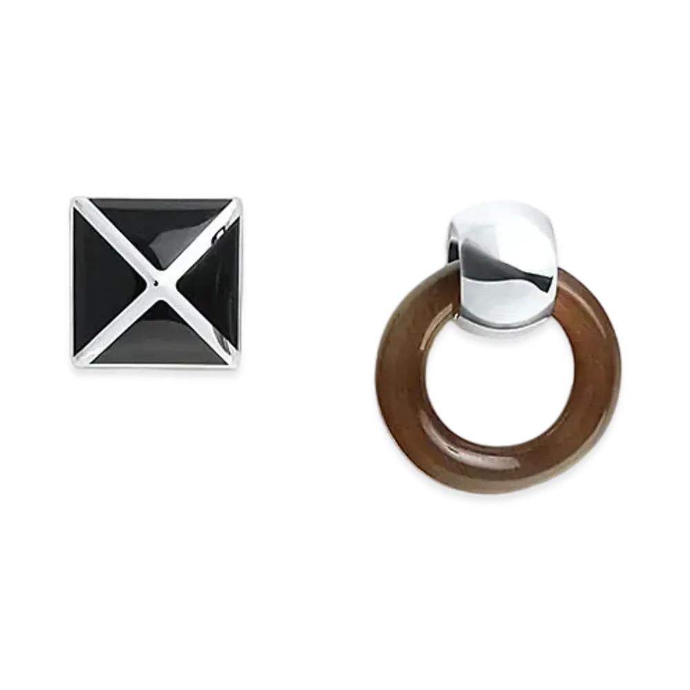 Hermes Medor XO Earrings "Noir"