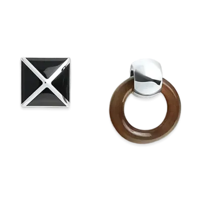 Hermes Medor XO Earrings "Noir"