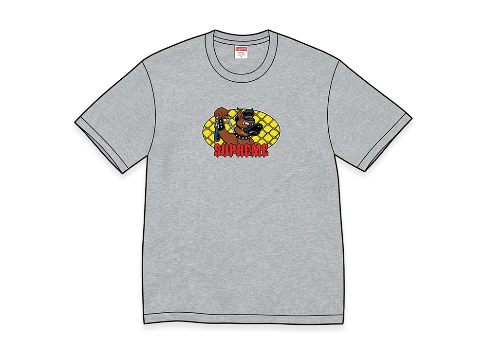 Supreme Leash Tee "Heather Grey"