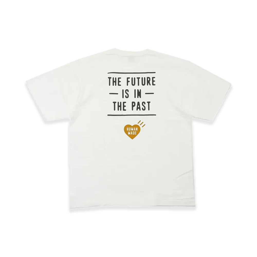 HUMAN MADE Stores Exclusive Heart Pocket T-Shirt Shibuya Parco "White/Orange"