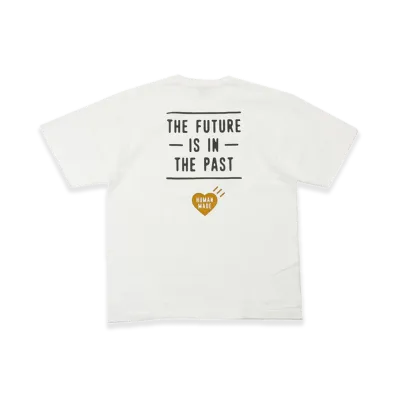 HUMAN MADE Stores Exclusive Heart Pocket T-Shirt Shibuya Parco "White/Orange"