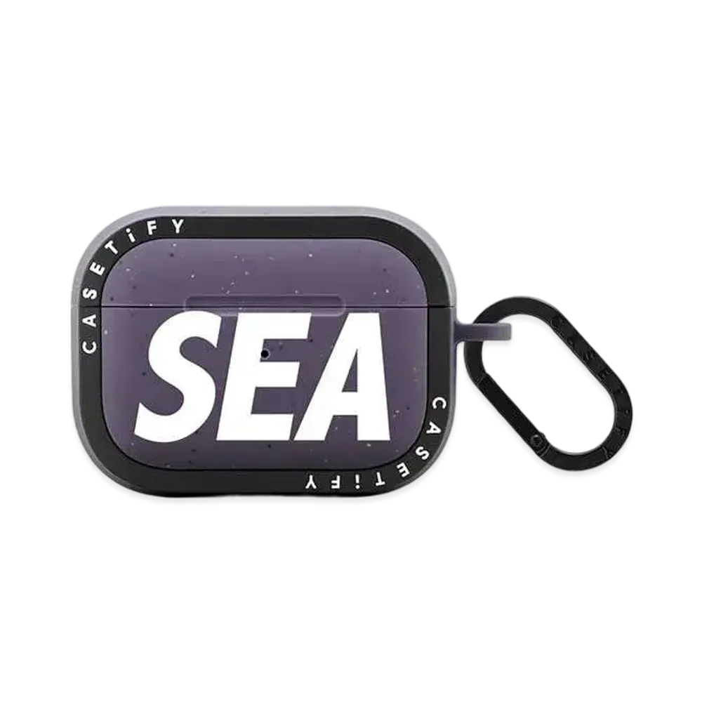 WIND AND SEA x CASETIFY Sea Airpods Case(Ultra Impact Airpods Case) "Matte Deep Purple"
