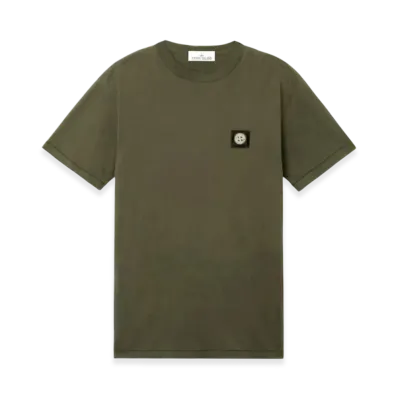 Stone Island Short Sleeve 60/2 Cotton Jersey T-Shirt "Military Green"