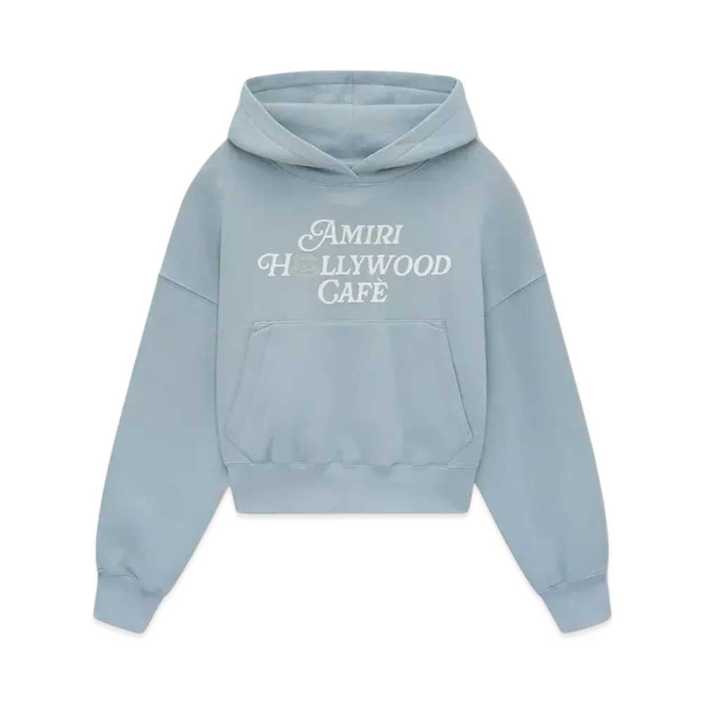 AMIRI Women's Amiri Hollywood Cafe Hoodie "Mist"