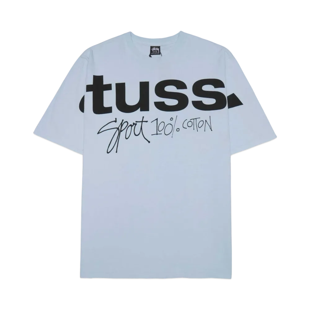 Stussy Sport 100% Pigment Dyed Tee "Sky Blue"