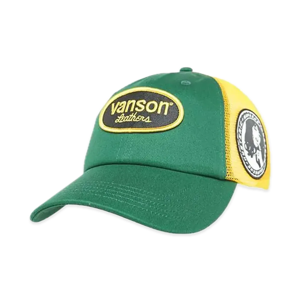 Supreme x HYSTERIC GLAMOUR Vanson Leather Mesh Back 6-Panel "Green"