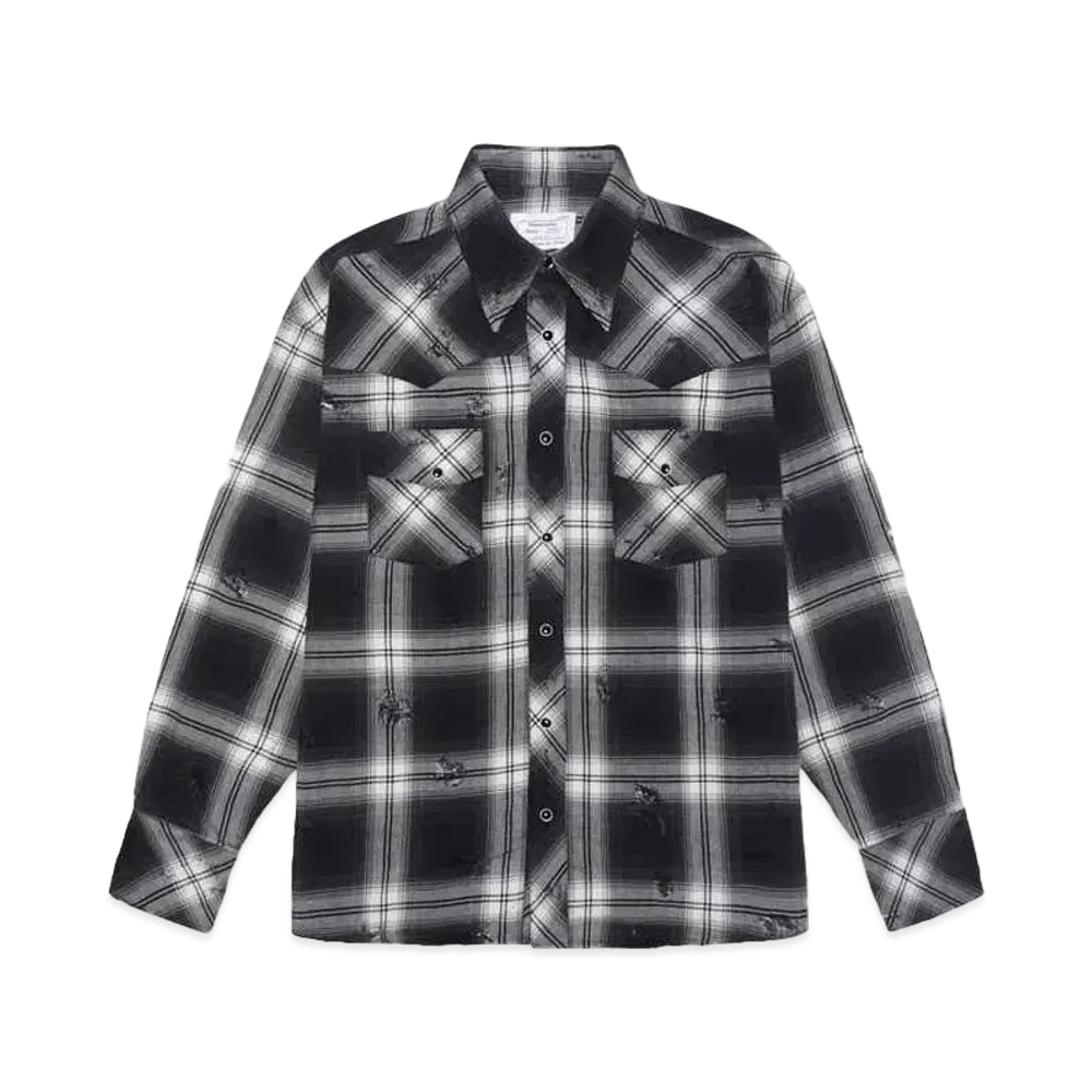 Rafu Western shirt "BLACK"