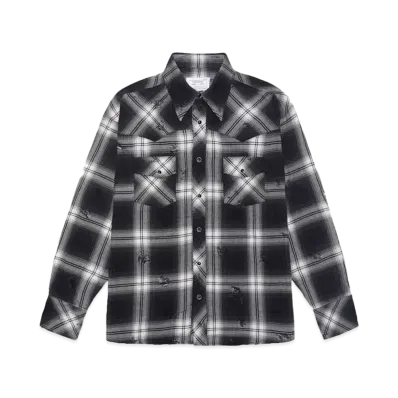 Rafu Western shirt "BLACK"