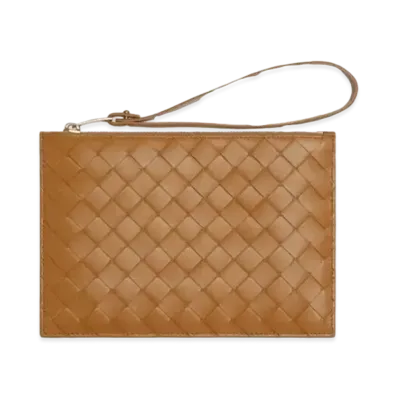 Bottega Veneta Clutch "Caramel"