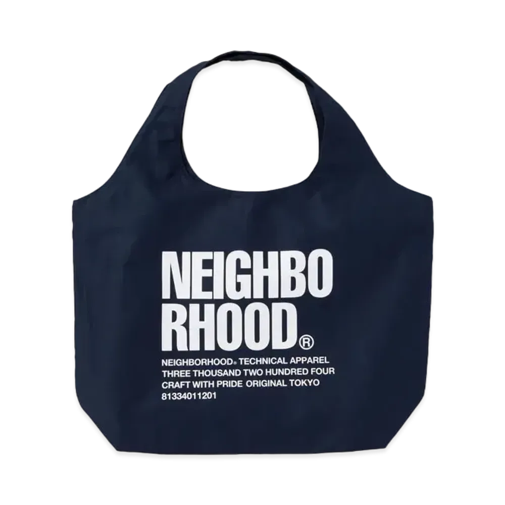 NEIGHBORHOOD ID Tote Bag-L "Navy"