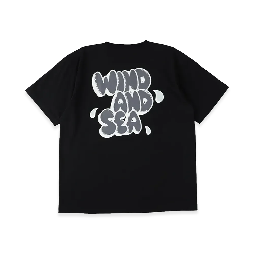 WIND AND SEA Bubble Logo S/S Tee "Black"