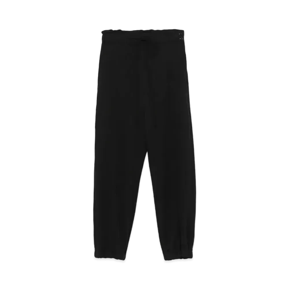 Yohji Yamamoto Y's FLEECE WAIST HEM BAND PANTS "Black"
