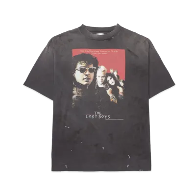 SAINT Mxxxxxx x The Lost Boys SS Tee "Black" SM-HR8-0000-C52