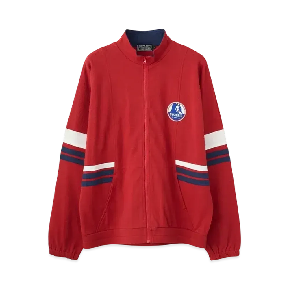 HYSTERIC GLAMOUR Hg Team Logo Track Jacket "Red"