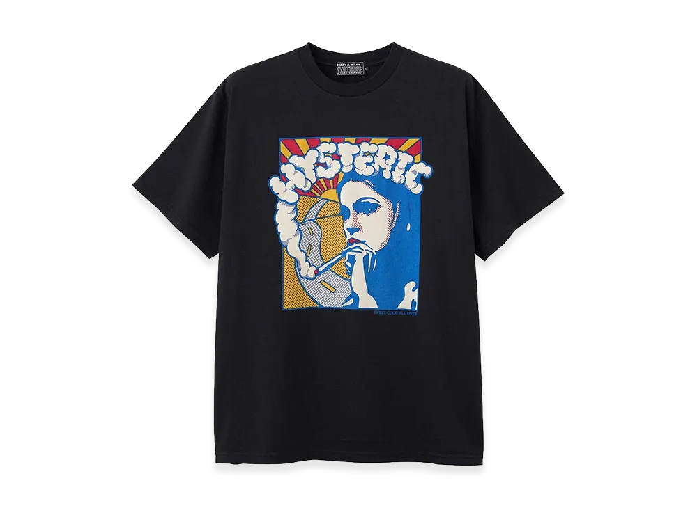 HYSTERIC GLAMOUR Smokers Field T-Shirt "Black"