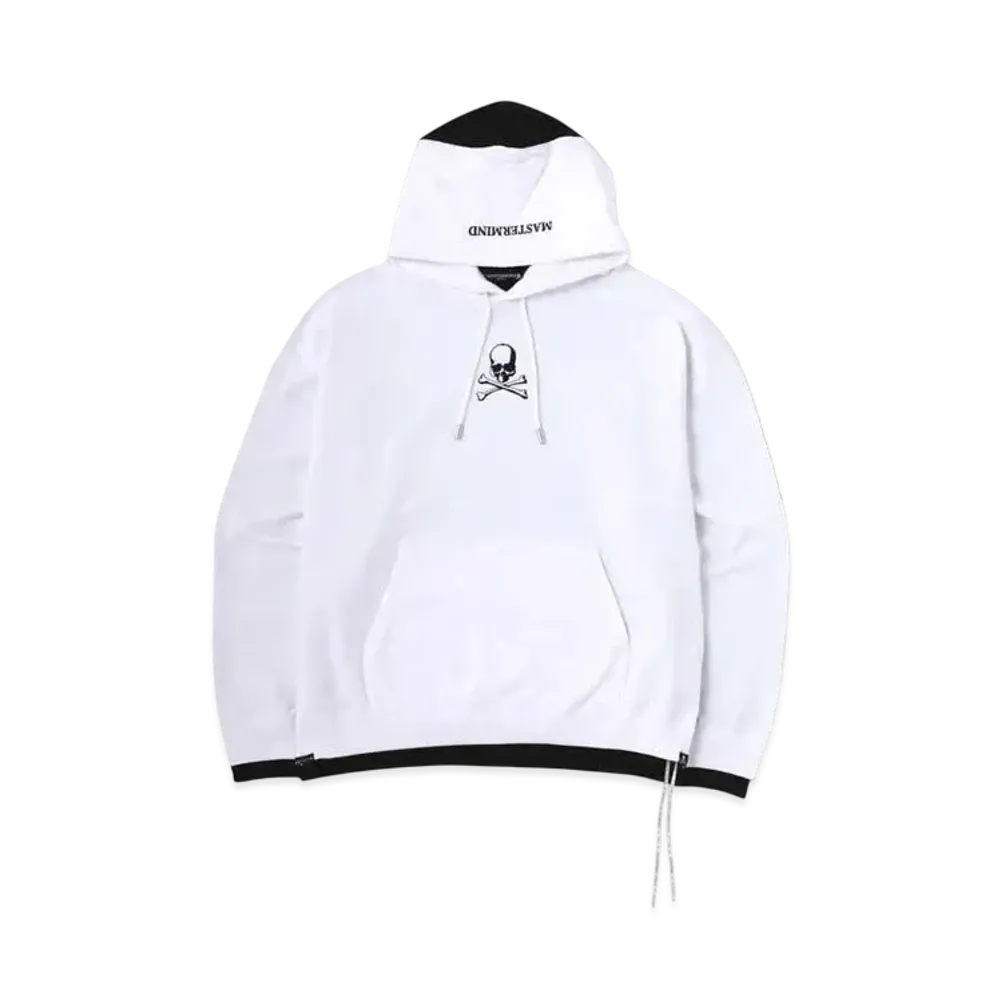 mastermind WORLD Boxy 2 Color Hoodie "White Black"