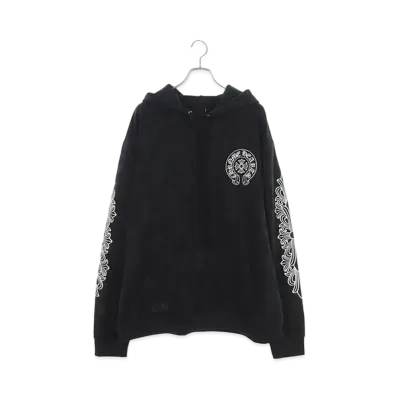 Chrome Hearts Graveyard Cemetery Cross Pullover Hoodie "Black"