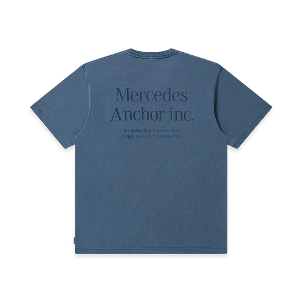 Mercedes Anchor inc. Pigment Dye Logo Tee "Lavender"