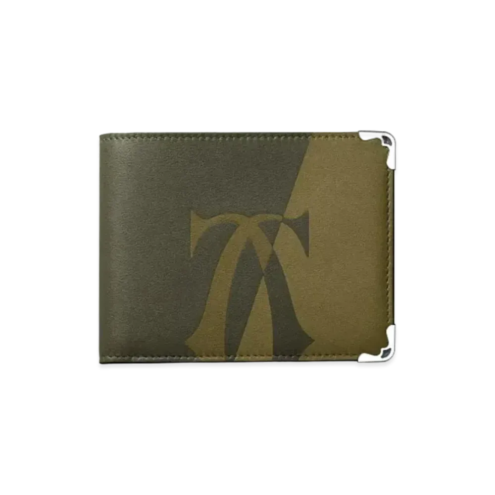 Cartier Six-Card Compact Wallet, Must de Cartier "Khaki"