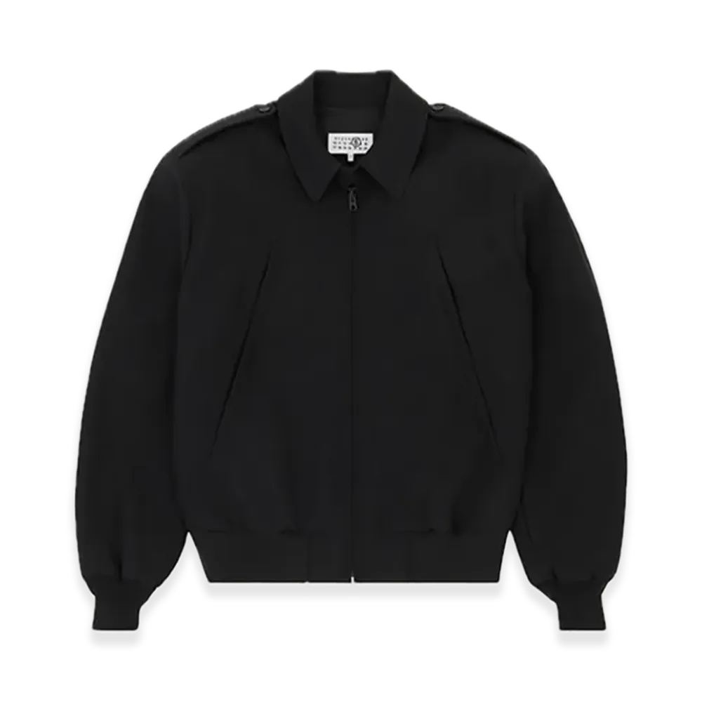 MM6 Maison Margiela Wool Bomber Jacket "Black"