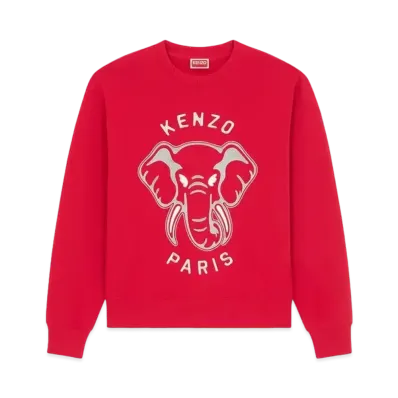 KENZO 'ELEPHANT' Sweat "Cherry"
