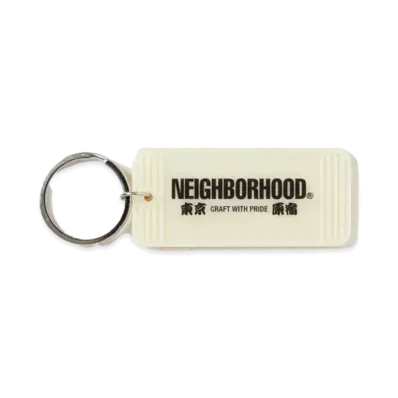 NEIGHBORHOOD Motel Type Key Tag-2 "White"