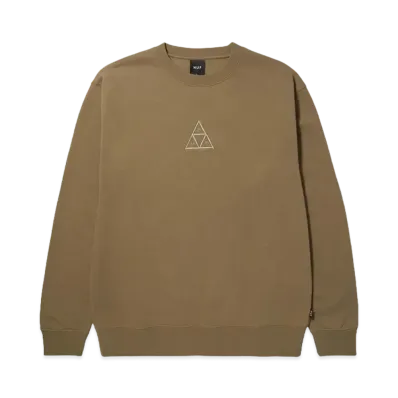 HUF Set Triple Triangle Crewneck "Camel"