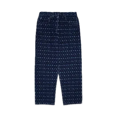Supreme Flocked Loose Fit Jean "Blue"