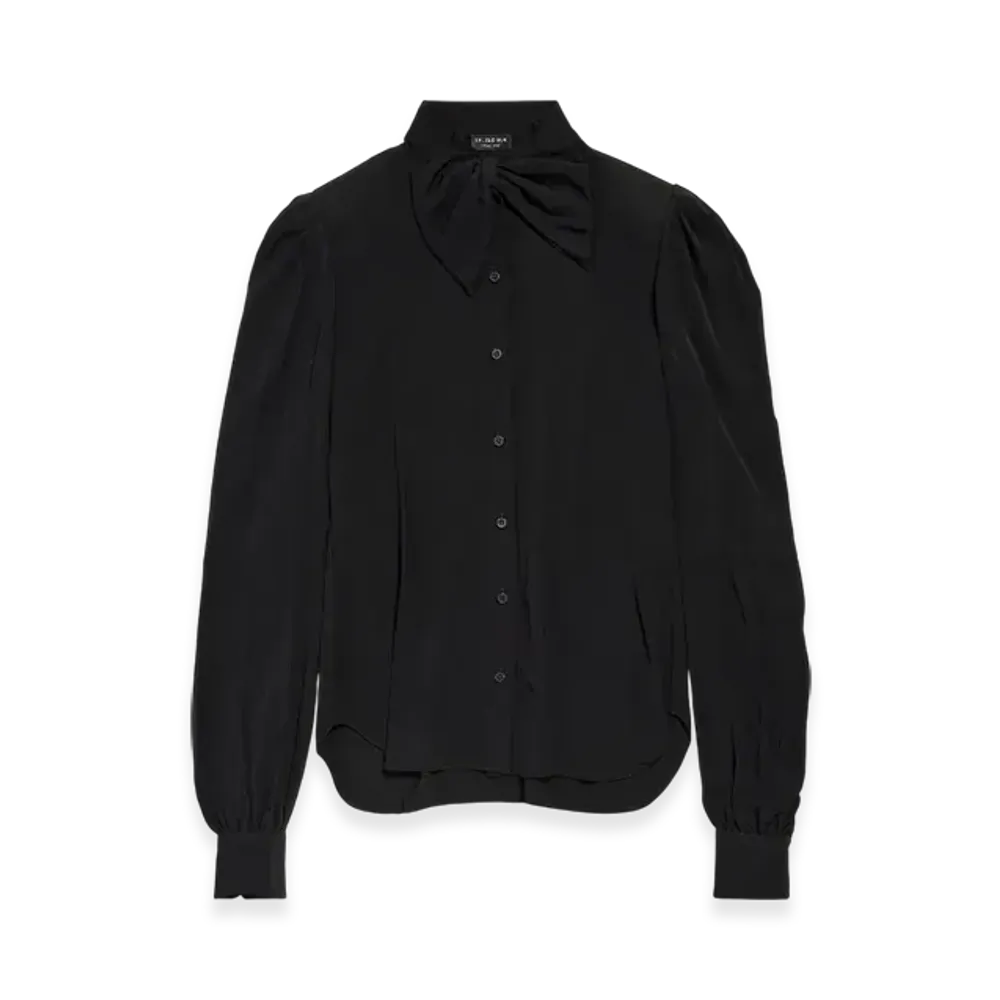 BALENCIAGA Bow Blouse "Black"