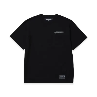 NEIGHBORHOOD Heather Fabric Crewneck SS "Black"