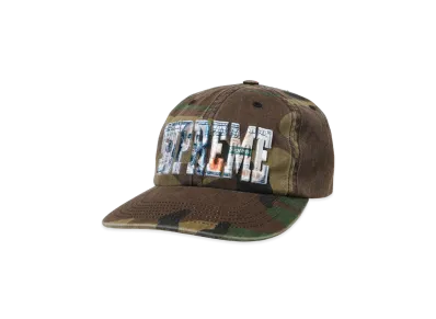 Supreme Embroidered Money Logo 6-Panel "Woodland Camo"