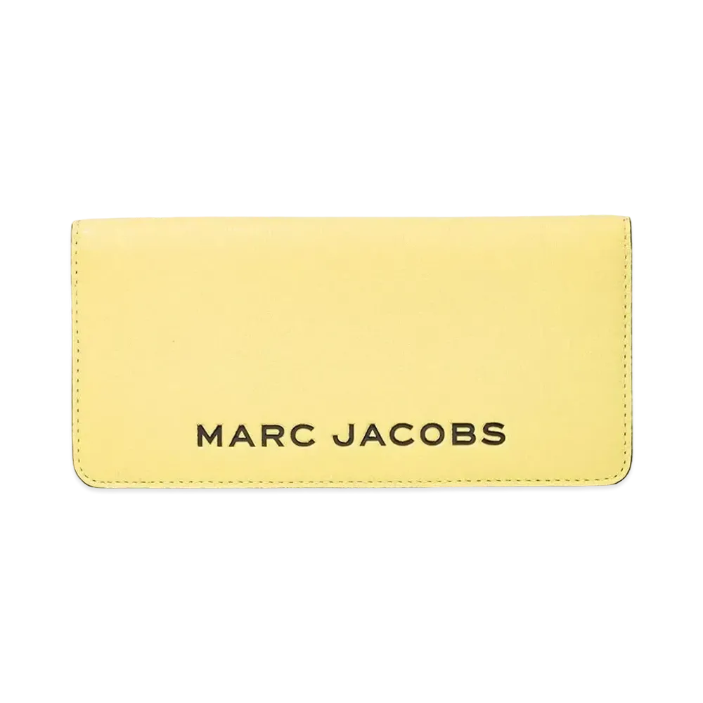 Marc Jacobs The Bold Colorblocked Open Face Wallet "Limelight Multi"