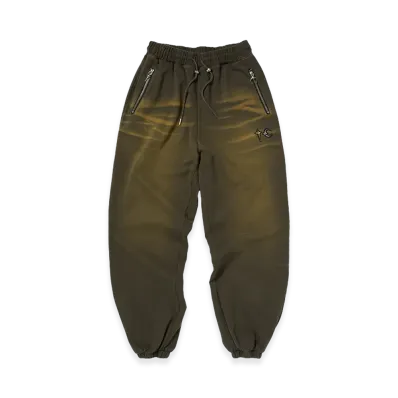 THUG CLUB TC Two Tone Washed Jogger Pants "Olive"